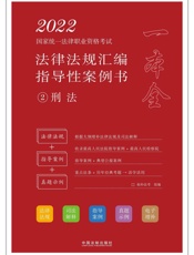 2022国家统一法律职业资格考试法律法规汇编：指导性案例书.2，刑法