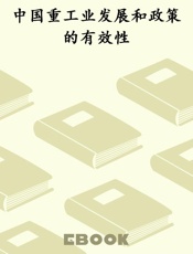 中国重工业发展和政策的有效性